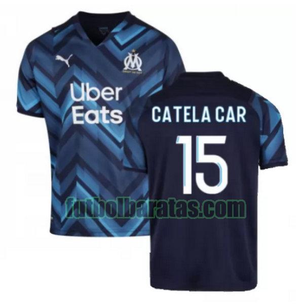 camiseta catela car 15 marsella 2021 2022 azul segunda