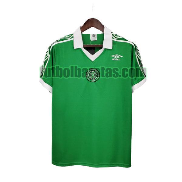 camiseta celtic 1980 verde verde primera