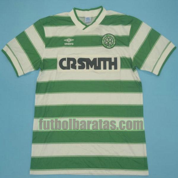 camiseta celtic 1985-1986 verde primera