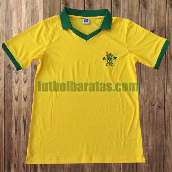 camiseta chelsea 1980 amarillo segunda