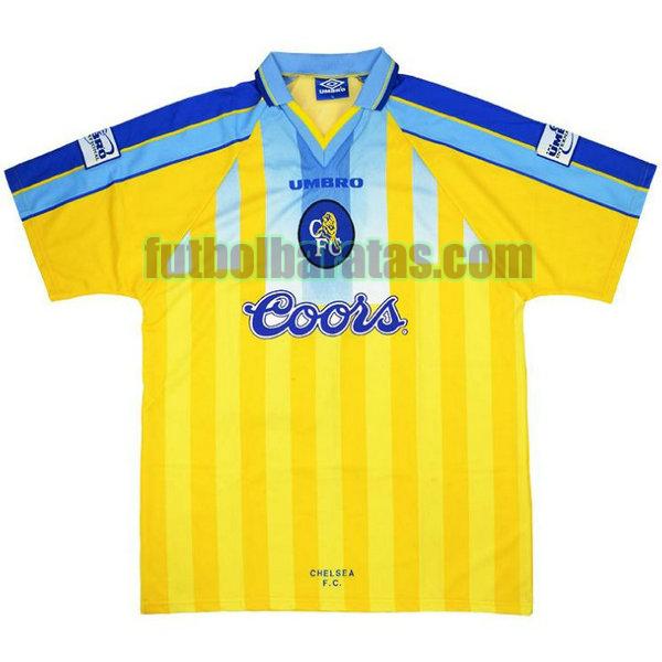 camiseta chelsea 1996-1997 amarillo segunda