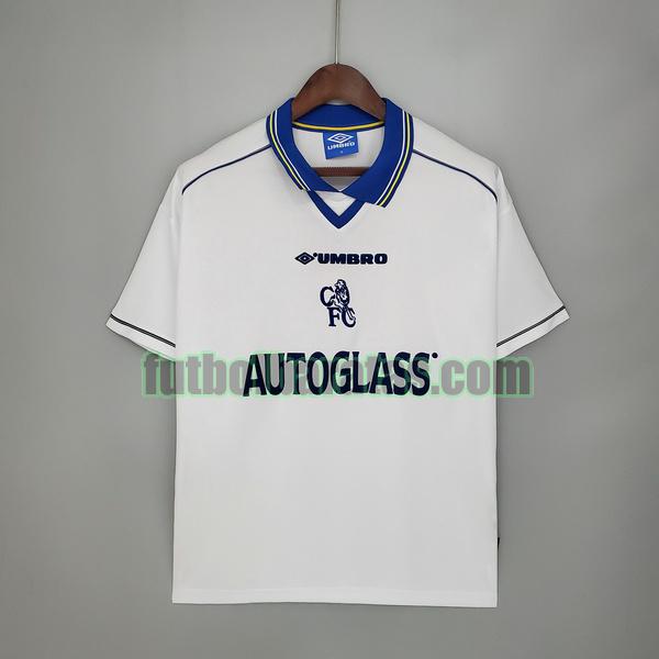 camiseta chelsea 1998 2000 blanco segunda