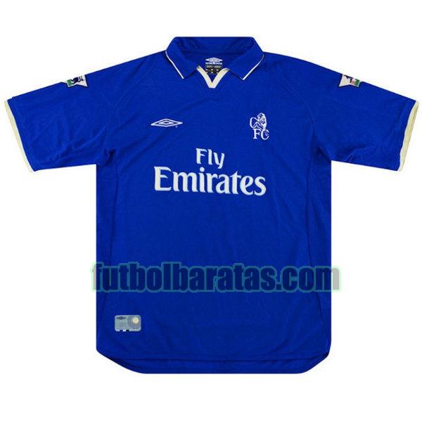 camiseta chelsea 2001-2003 azul primera