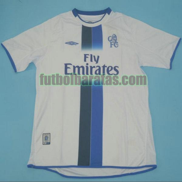 camiseta chelsea 2003-2005 blanco segunda