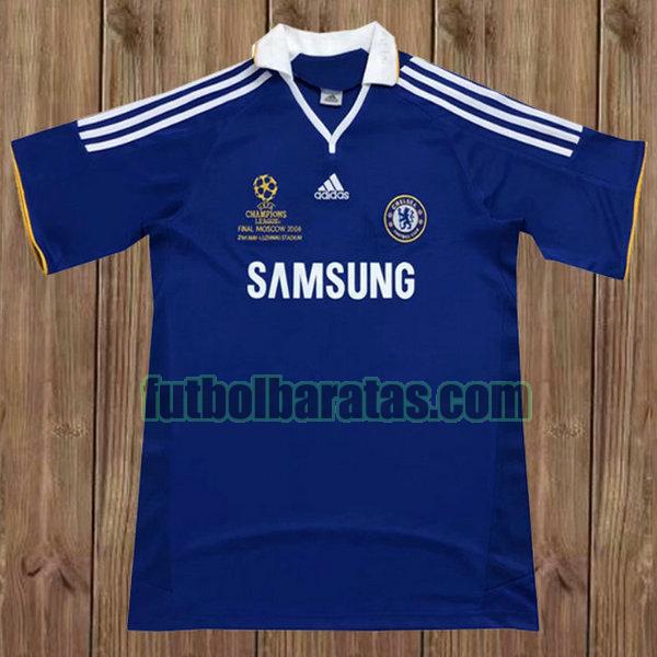 camiseta chelsea 2007-2008 azul primera