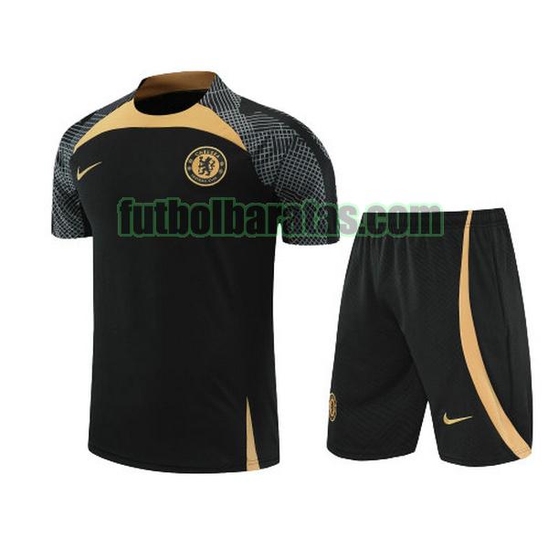 camiseta chelsea 2022 2023 negro training conjunto