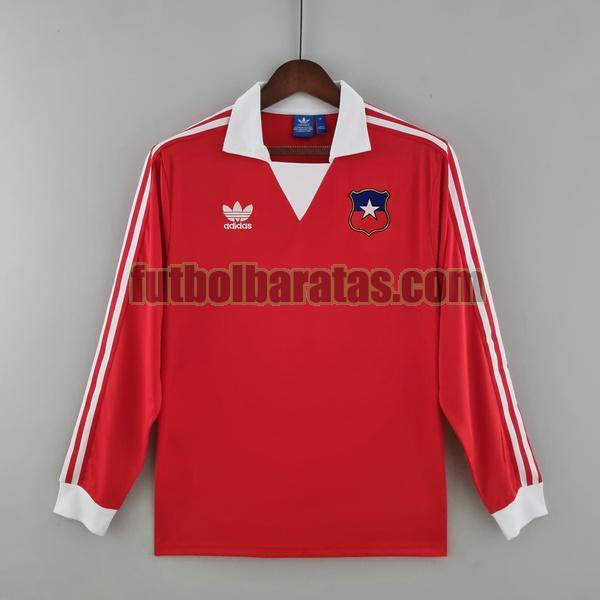 camiseta chile 1982 rojo primera ml