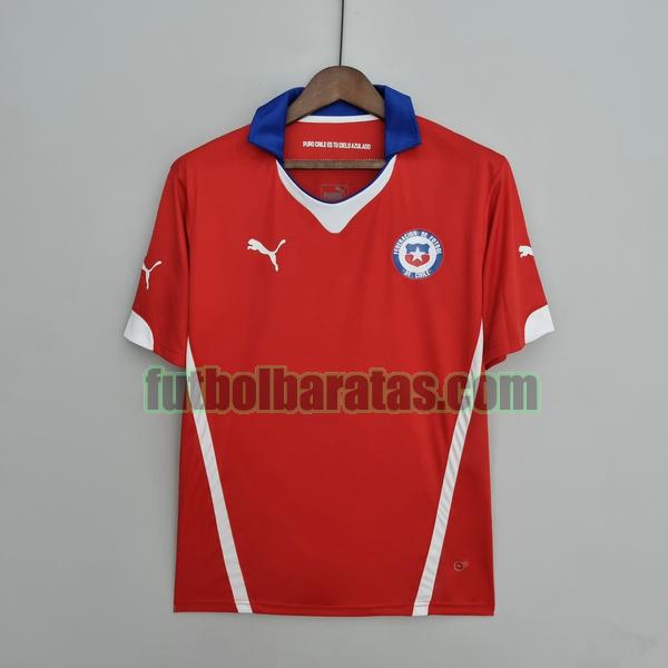 camiseta chile 2014 rojo segunda