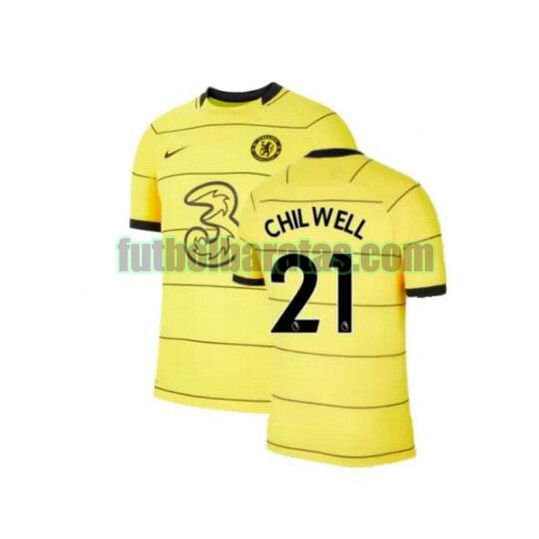 camiseta chilwell 21 chelsea 2021 2022 amarillo tercera