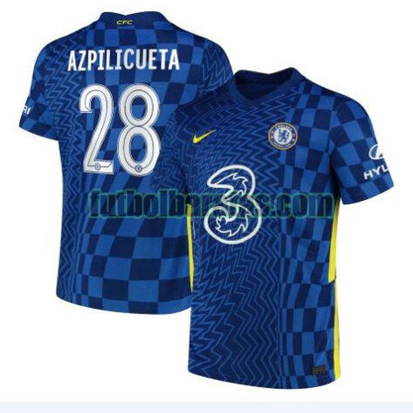 camiseta chilwell 21 chelsea 2021 2022 azul primera