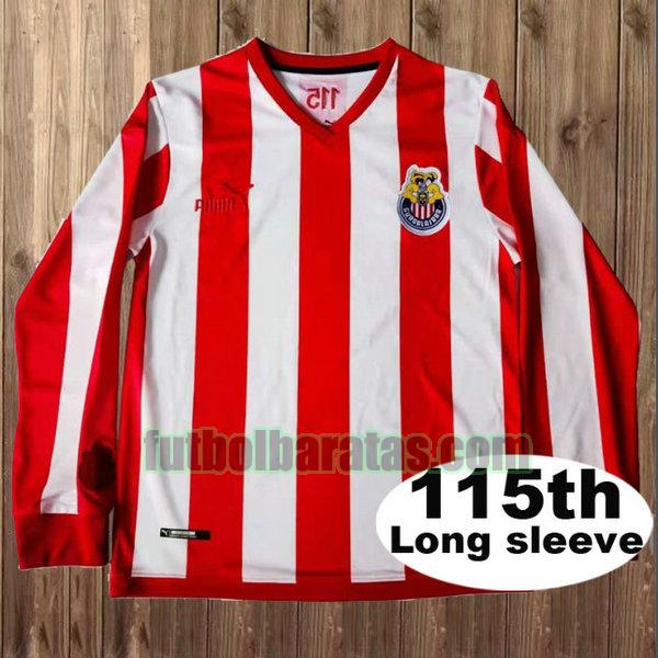 camiseta chivas usa 115th rojo primera ml