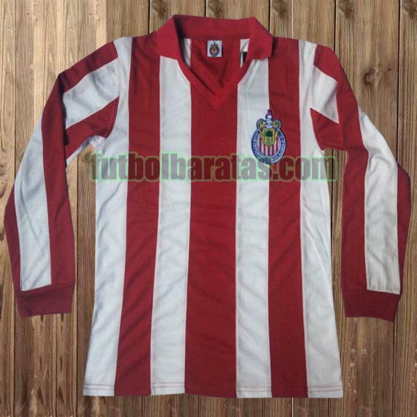 camiseta chivas usa 60th rojo primera ml