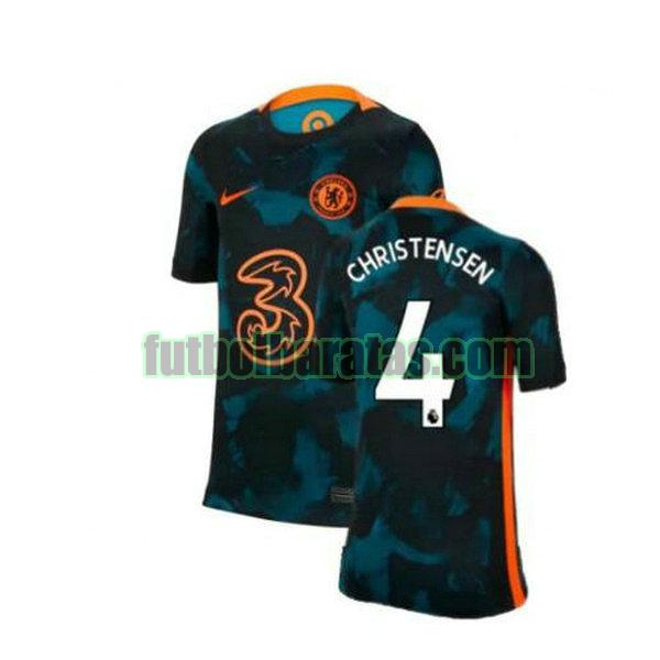 camiseta christensen 4 chelsea 2021 2022 verde segunda