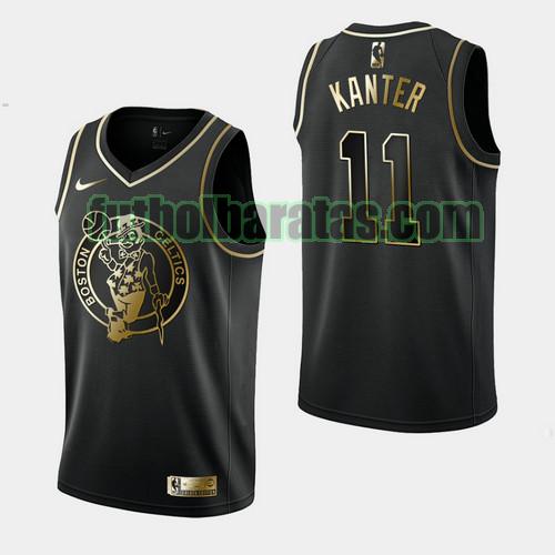 camiseta city edition 19 20 enes kanter 11 boston celtics negro hombre