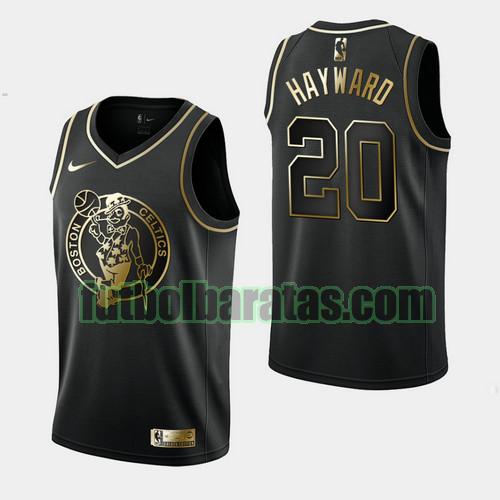 camiseta city edition 19 20 gordon hayward 20 boston celtics negro hombre