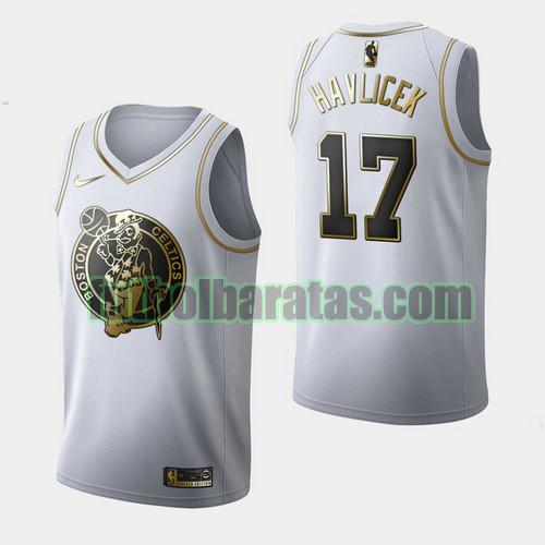 camiseta city edition 19 20 john havlicek 17 boston celtics blanco hombre
