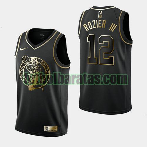 camiseta city edition 19 20 terry rozier iii 12 boston celtics negro hombre