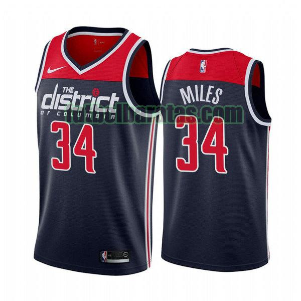 camiseta city edition 2020 cj miles 34 washington wizards azul hombro