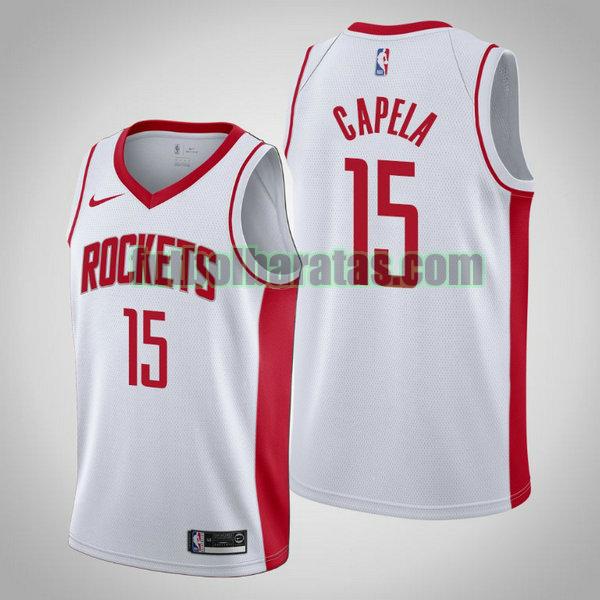 camiseta city edition 2020 clint capela 15 houston rockets blanco hombro