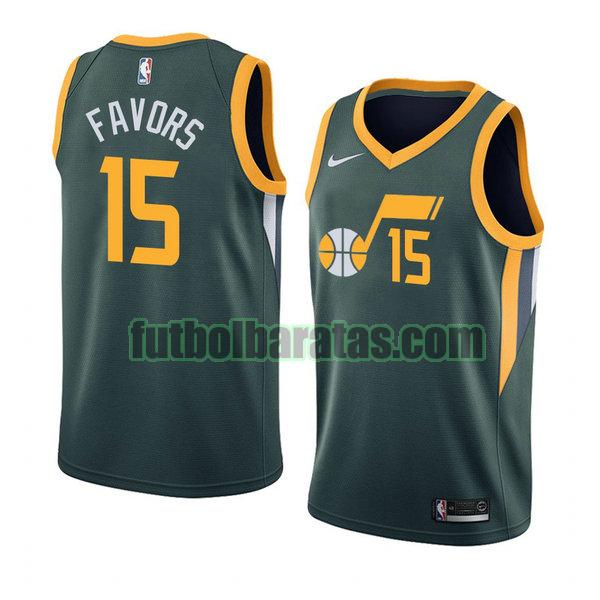 camiseta city edition 2020 derrick favors 15 utah jazz verde hombro