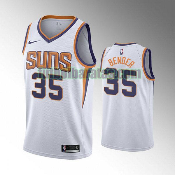 camiseta city edition 2020 dragan bender 35 phoenix suns blanco hombro