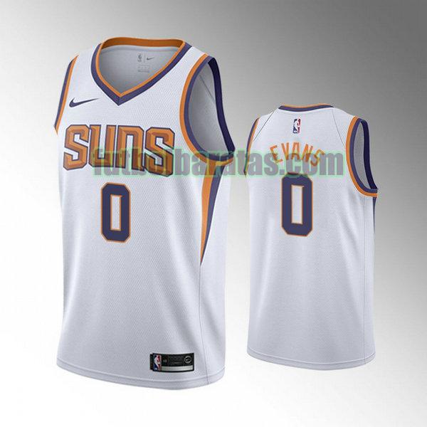 camiseta city edition 2020 jawun evans 0 phoenix suns blanco hombro