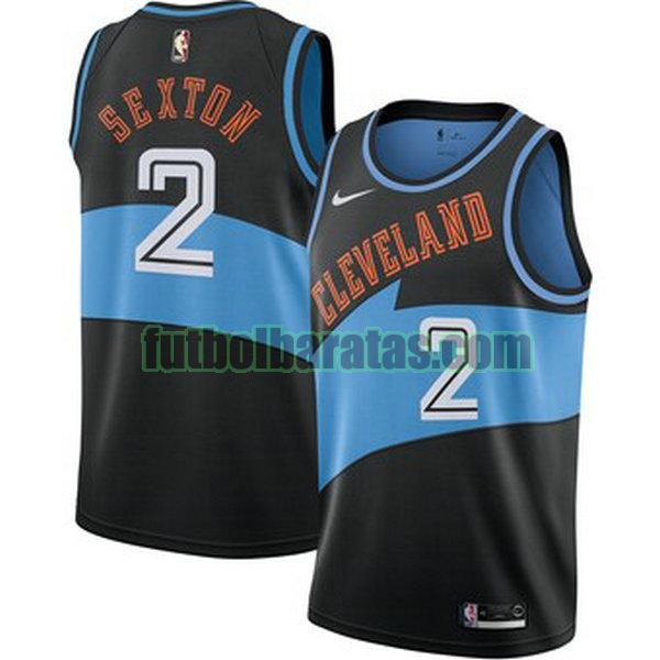 camiseta city edition 2020 kyrie irving 2 cleveland cavaliers azul oscuro hombro