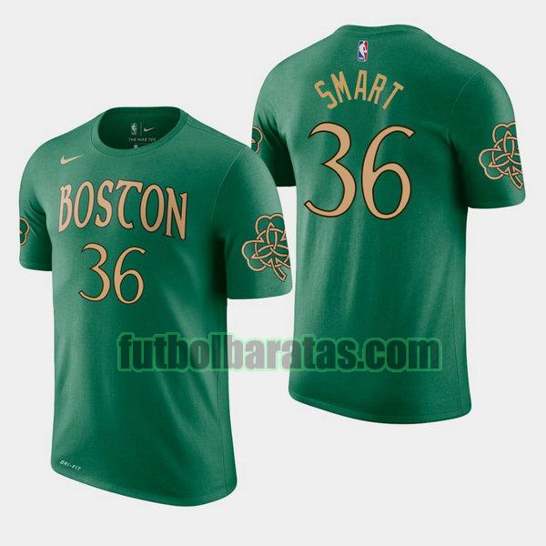 camiseta city edition 2020 marcus smart 36 boston celtics verde hombro