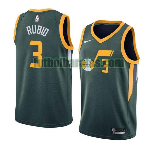 camiseta city edition 2020 ricky rubio 3 utah jazz verde hombro