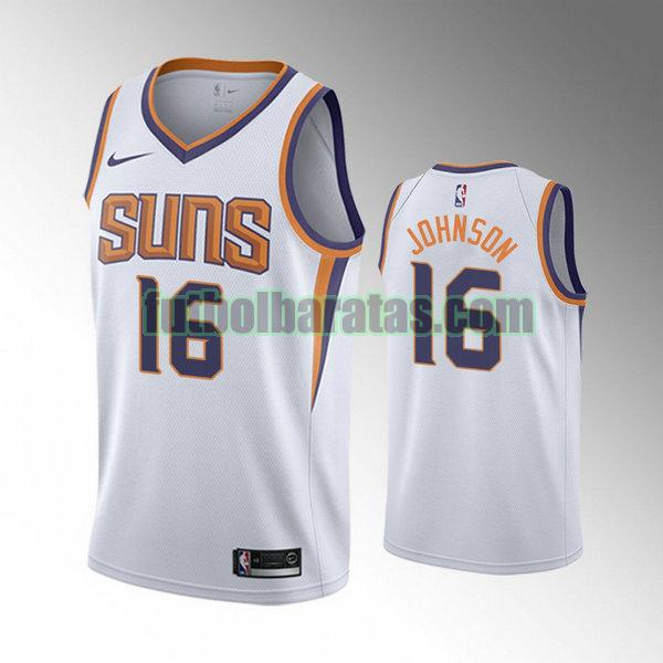 camiseta city edition 2020 tyler johnson 16 phoenix suns blanco hombro