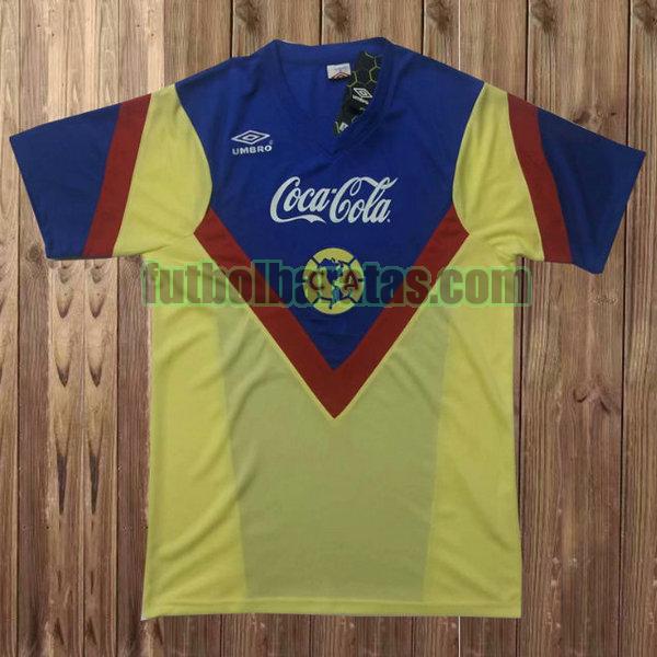 camiseta club américa 1988-1989 amarillo primera