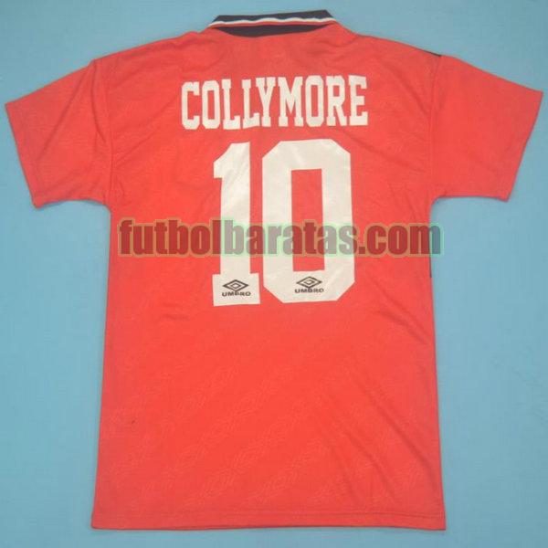 camiseta collymore 10 nottingham forest 1994-1996 rojo primera