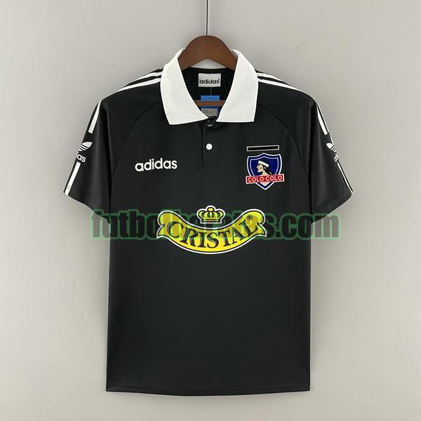 camiseta colo-colo 1992 1993 negro segunda