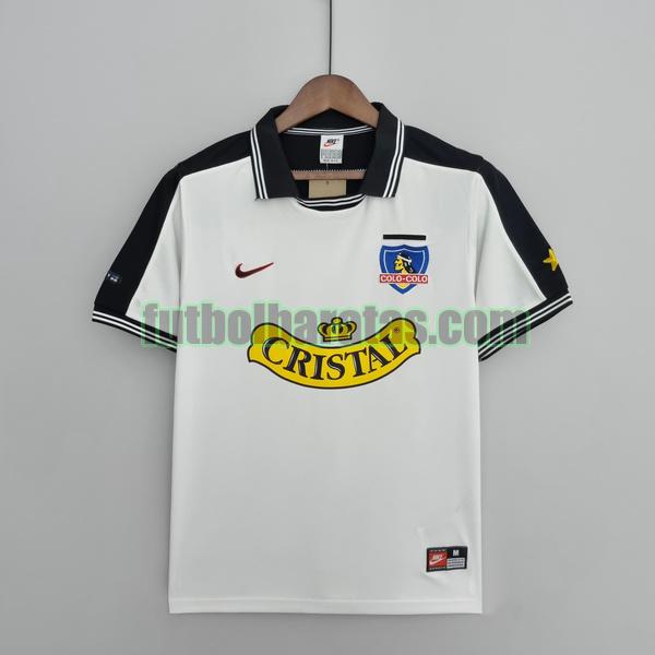 camiseta colo-colo 1999 blanco primera