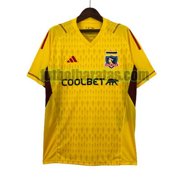 camiseta colo-colo 2023 2024 amarillo portero