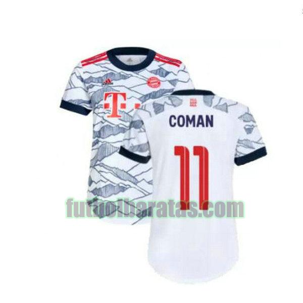 camiseta coman 11 bayern munich 2021 2022 gris tercera