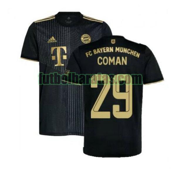 camiseta coman 29 bayern munich 2021 2022 negro segunda