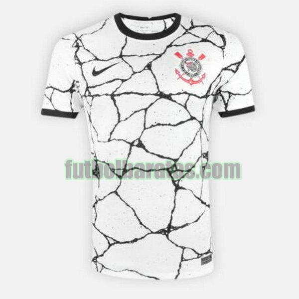 camiseta corinthians paulista 2021 2022 blanco primera equipacion
