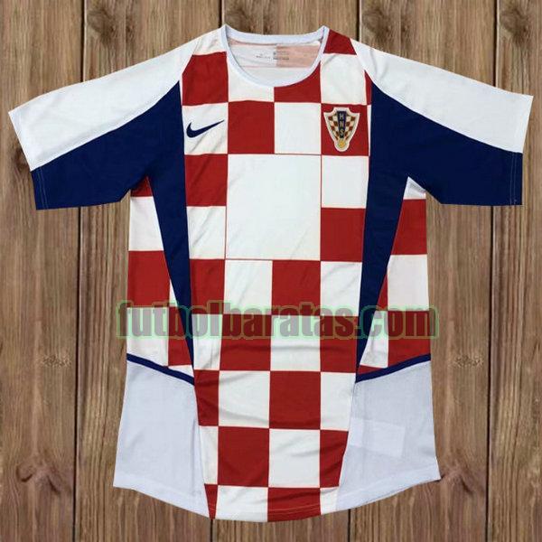 camiseta croazia 2002 blanco primera