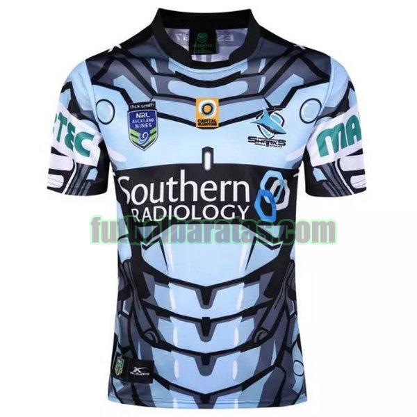 camiseta cronulla sutherland sharks 2016 azul segunda