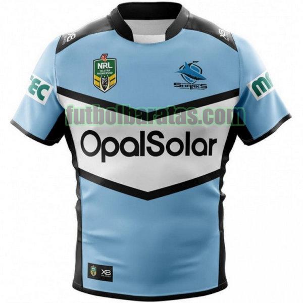 camiseta cronulla sutherland sharks 2018 azul primera