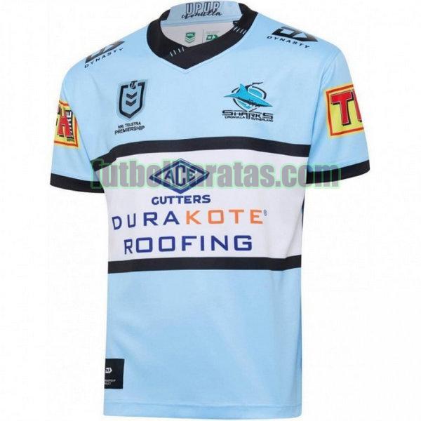 camiseta cronulla sutherland sharks 2020 azul primera