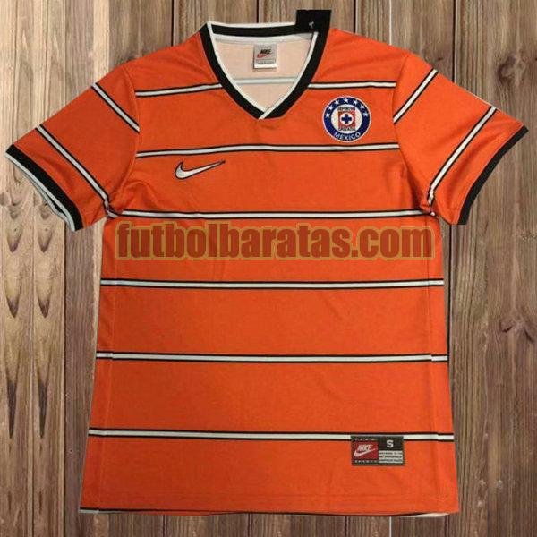 camiseta cruz azul 1997 orange tercera