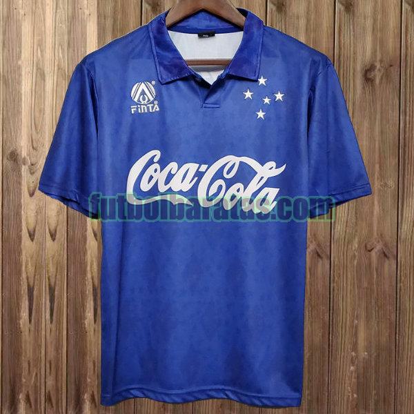 camiseta cruzeiro 1993-1994 azul primera