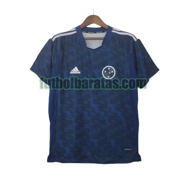 camiseta cruzeiro ec 2022 2023 azul commemorative