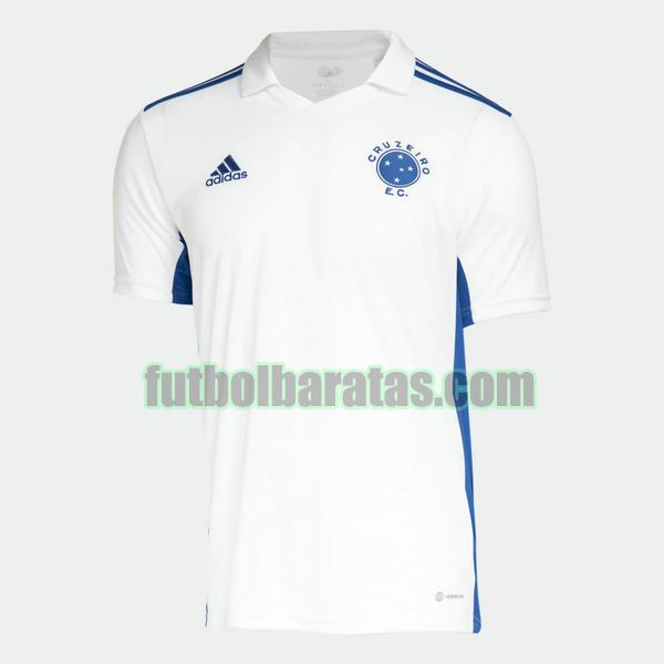 camiseta cruzeiro ec 2022 2023 blanco segunda