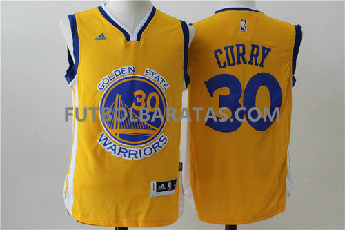 camiseta curry 30 golden state warriors 2017 amarillo