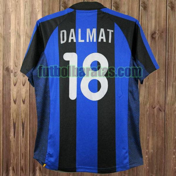 camiseta dalmat 18 inter milan 2001-2002 azul primera