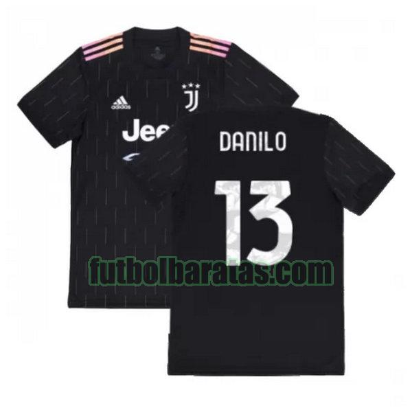 camiseta danilo 13 juventus 2021 2022 negro segunda