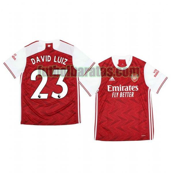 camiseta david luiz 23 camiseta arsenal 2020-2021 primera